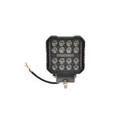 Proiector patrat LED cu DRL 9-80V alb-galben