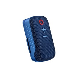 Boxa portabila Akai ABTSW-S10, compacta, Hands Free, IPX5, Albastra