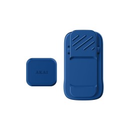 Boxa portabila Akai ABTSW-S10, compacta, Hands Free, IPX5, Albastra