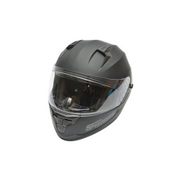 Casca moto negru mat cu viziera transparenta si ochelari de soare, marimea L Arcane II