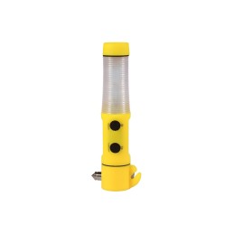 Ciocan 3 in 1 spart geamul, cutter de taiat centura si lanterna