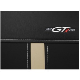 Set huse scaune auto Pok-Ter GTR piele ecologica negru - bej