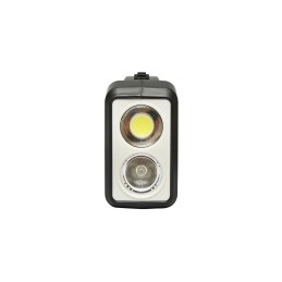 Kit iluminat portabil LED cu 3 becuri/proiector, panou solar si baterie 6V, 4.5 Ah