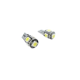 Bec Led T10 5 SMD 5050 Canbus culoare Alb 12V HL Bec Led T10 5 SMD 5050 Canbus culoare Alb 12V HL