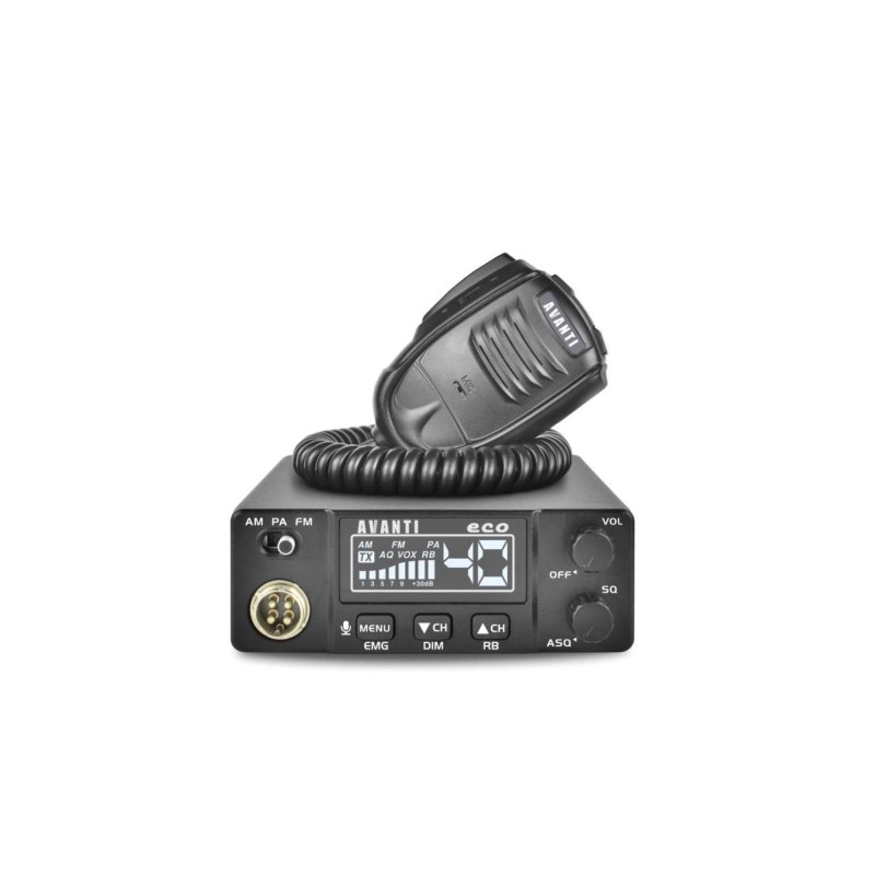 Statie Radio CB Avanti ECO, ASQ, RB, AM/FM/PA, Dimmer Statie Radio CB Avanti ECO, ASQ, RB, AM/FM/PA, Dimmer