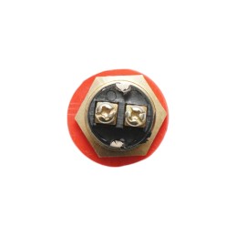 Buton universal pornire/claxon cu capac impermeabil, prindere 19mm