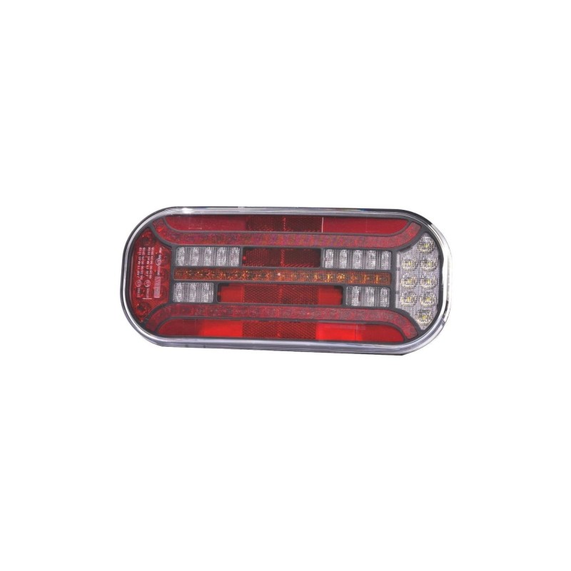 Lampa spate 302x130, LED, 6 functii, stanga, ceata, Fristom