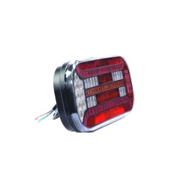 Lampa spate 302x130, LED, 6 functii, stanga, ceata, Fristom