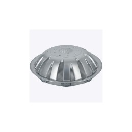 Set 4 capace roti argintiu 16Inch pentru dube / model bombat