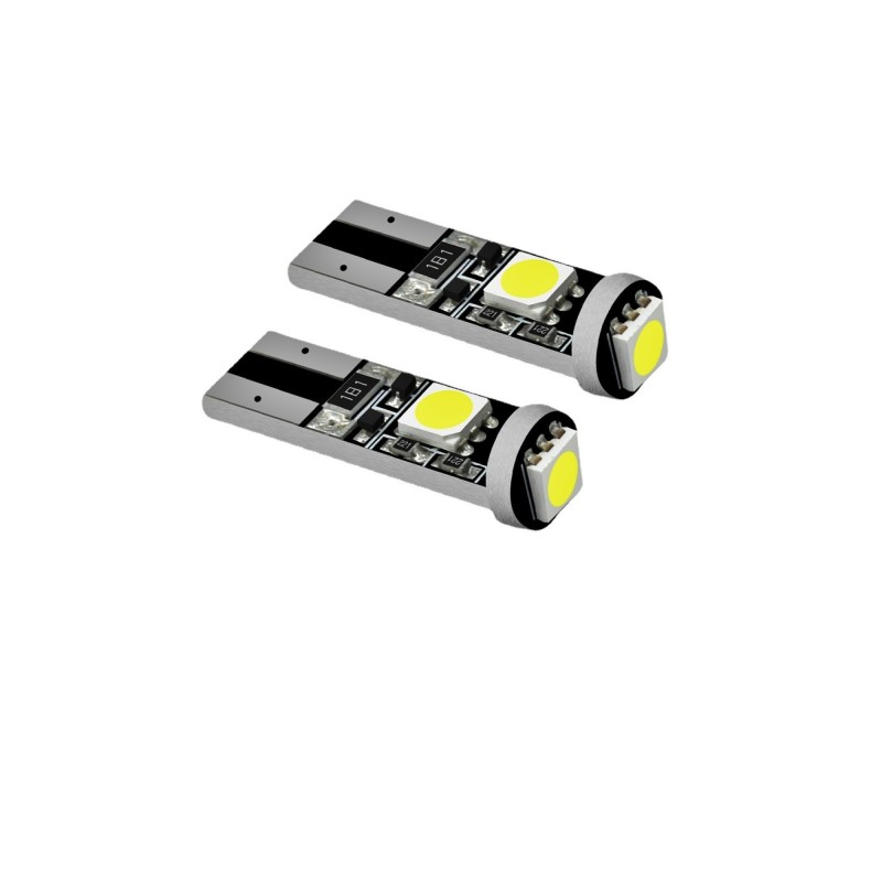 Bec T10 W5W 12V 3SMD 5050 CANBUS lumina alba Bec T10 W5W 12V 3SMD 5050 CANBUS lumina alba