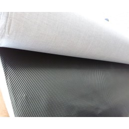 Material textil carbon 3D neagru (se coase)