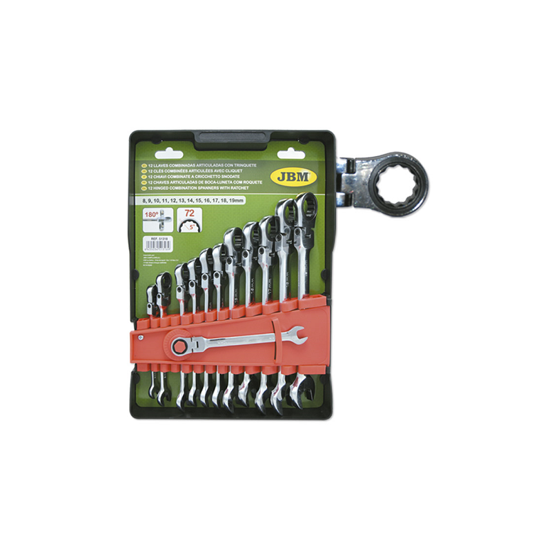 SET DE 12 CHEI COMBINATE FLEXIBILE CU CLICHET JBM