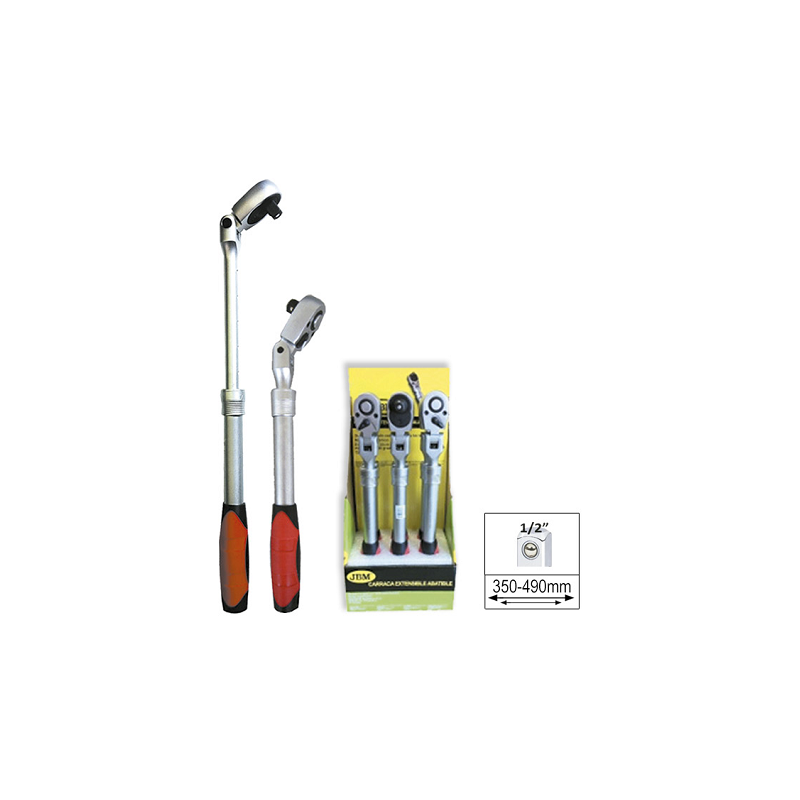CLICHET ARTICULAT EXTENSIBIL DE 1/2` 72 DINTI JBM
