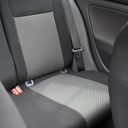 SET HUSE SCAUN UMBRELLA PENTRU DACIA DUSTER 2018-2022 (CU COTIERA SOFER. BANCHETA FRACTIONATA) CU TETIERE SPATE IN FORMA DE L
