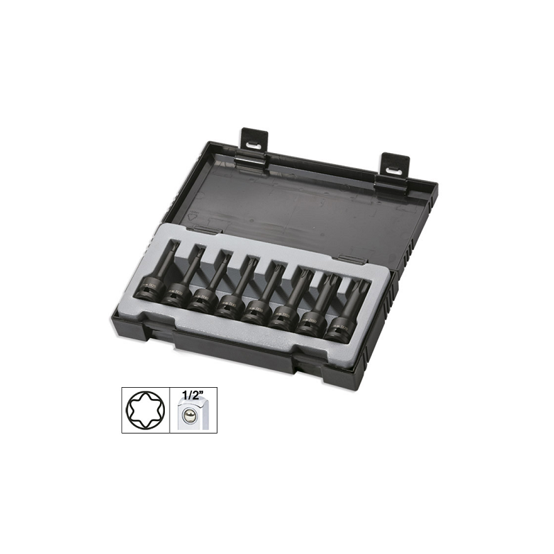 SET 8 IMBUSURI DE IMPACT TORX LUNGI DE 1/2` JBM