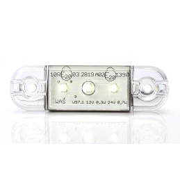 LAMPA GABARIT LED 710 W97.1, 12V-24V, POZITIE ALB WAS
