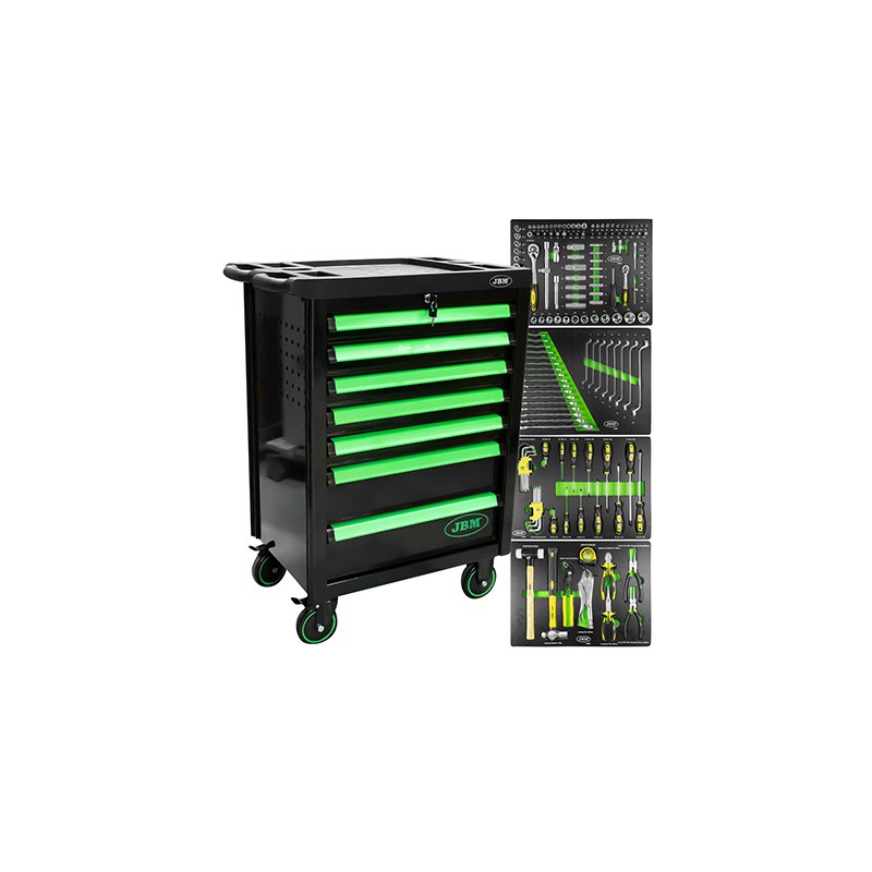 BANC DE SCULE 7 SERTARE VERDE ECHIPAT 172BUC JBM