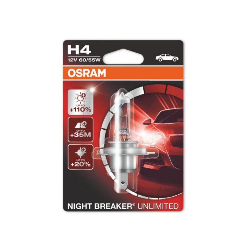 Bec OSRAM H4 Night Breaker Unlimiter 110% 12V 60/55W
