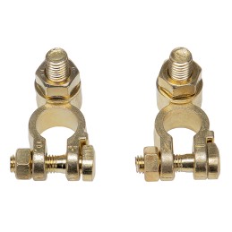 SET 2 BORNE BATERIE AUTO (+/-)