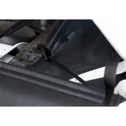 HUSA PROTECTIE CAROSERIE LATERALA PIELE ECOLOGICA 3 STRATURI NEGRU