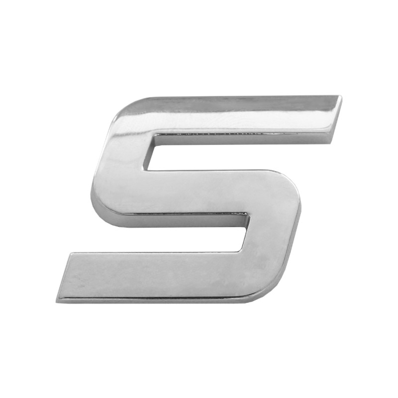 ORNAMENT AUTO 3D. LITERA S. 26 MM. CROMAT