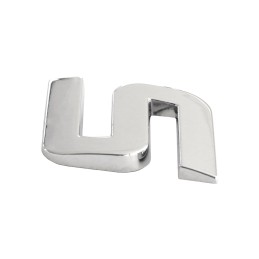 ORNAMENT AUTO 3D. LITERA S. 26 MM. CROMAT