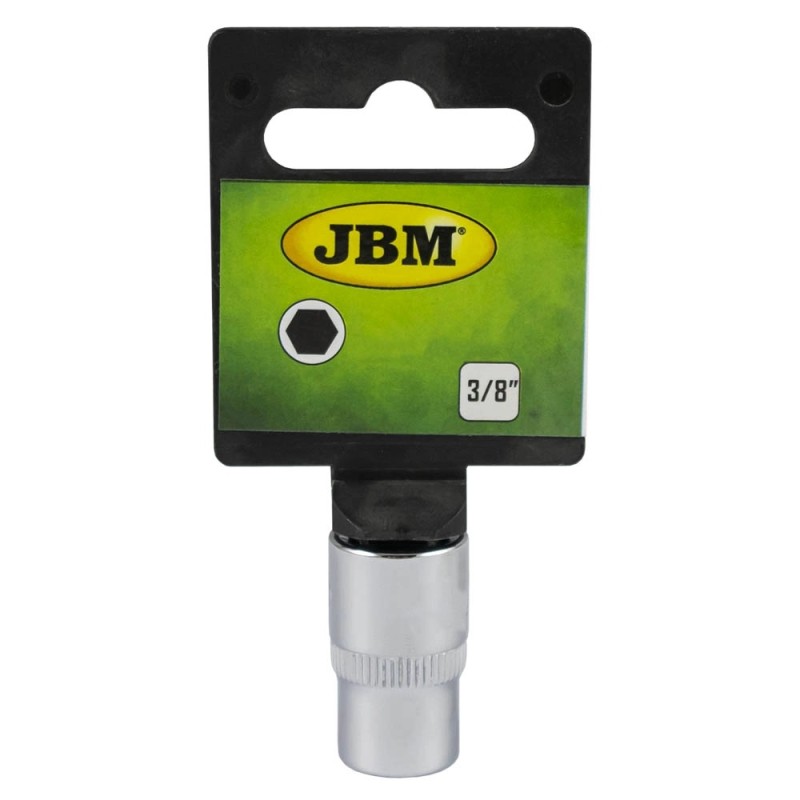 TUBULARA HEXAGONALA CROMATA 3/8` 16 MM JBM