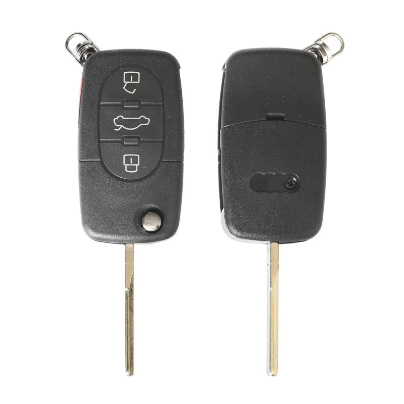 CARCASA CHEIE CONTACT PENTRU AUDI A3 / A6 / A8, 3+1 BUTOANE, CU CHEIE