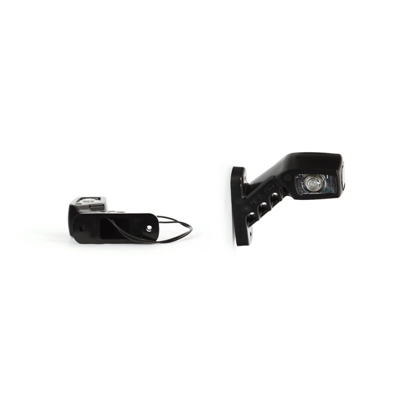 LAMPA GABARIT LED CU BRAT 241P W49, 12V-24V, POZITIE ALB / ROSU / PORTOCALIU DREAPTA WAS