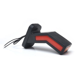LAMPA GABARIT LED CU BRAT 1167P W168.2, 12V-24V, POZITIE ALB / ROSU / PORTOCALIU DREAPTA WAS