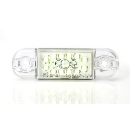 LAMPA GABARIT LED 716 W97.3, 12V-24V, POZITIE ALB WAS