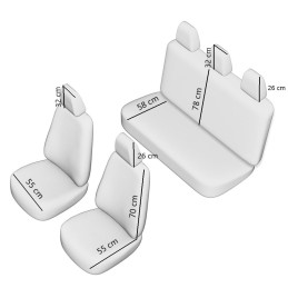SET HUSE SCAUN VISION GRI