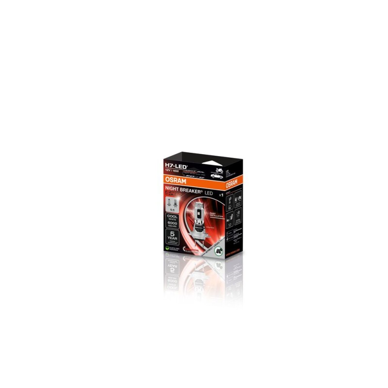 LED MOTO NIGHT BREAKER LED SPEED H7 OSRAM