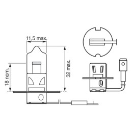 BEC 24V H3 70W TRUCKLIGHT BOSCH