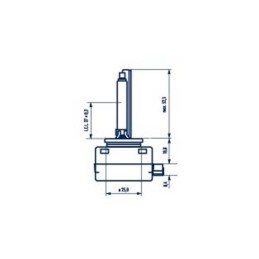 BEC XENON 85V D1S 4000 K NARVA