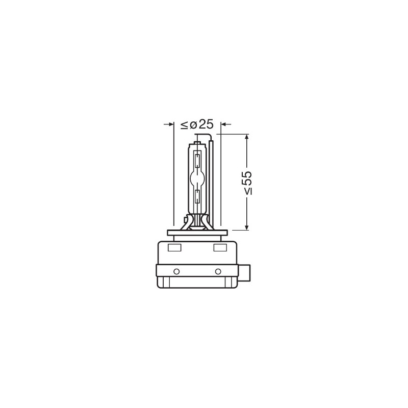 BEC XENON 85V D1S 4150 K XENARC ORIGINAL OSRAM