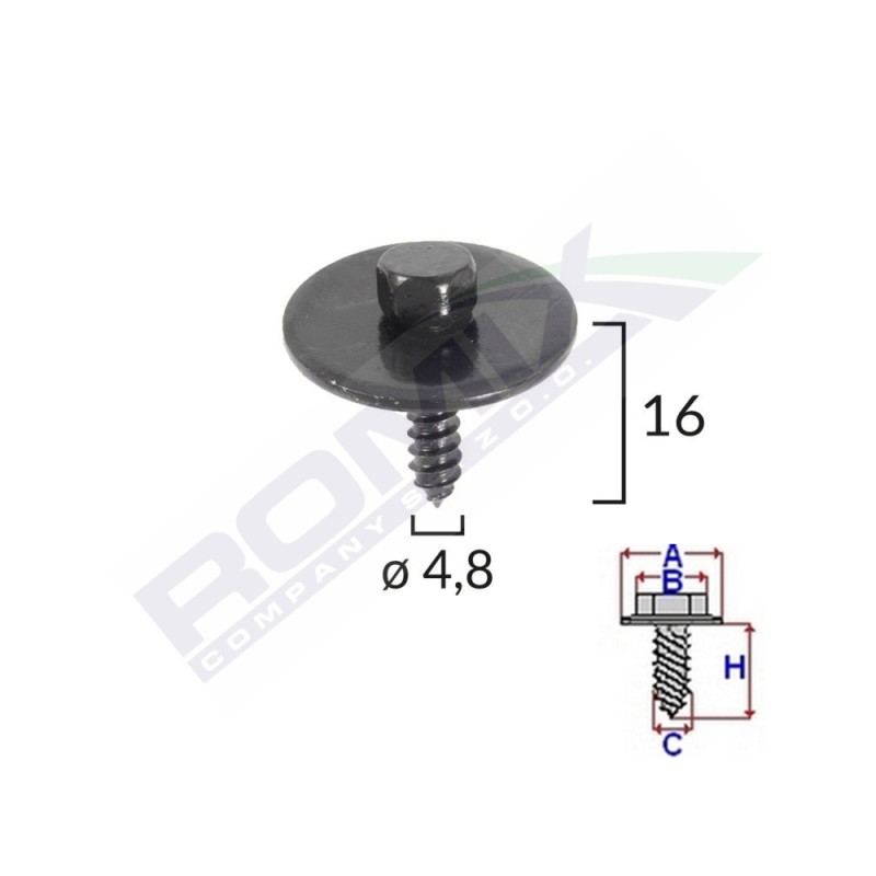 SURUB PENTRU CAPAC MOTOR PENTRU MERCEDES SET 10 BUC