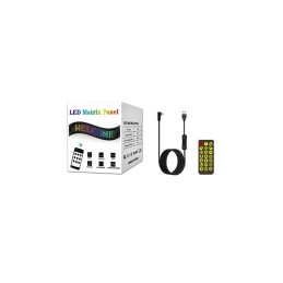 Afisaj LED programabil Eyes Devil, control Bluetooth si telecomanda, USB 5V, 192x898mm