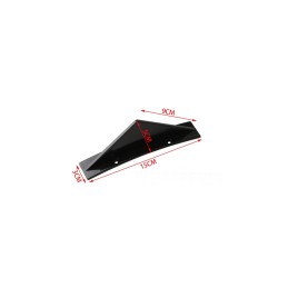 Set ornament splitter pentru bara spate culoare Negru Set ornament splitter pentru bara spate culoare Negru