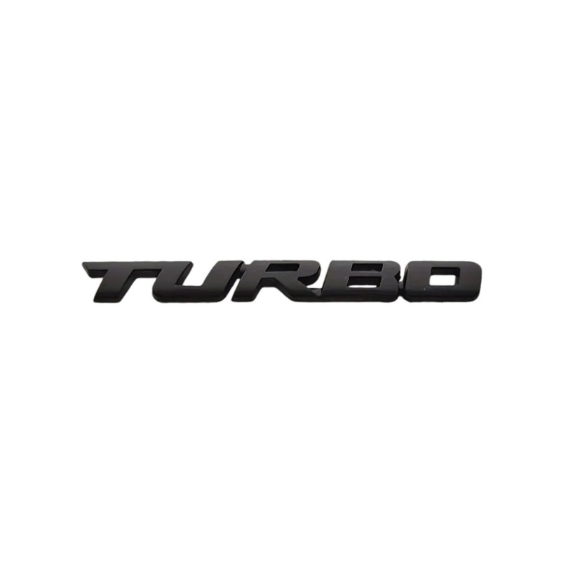 Ornament metalic "TURBO" 13cmx1.8cm
