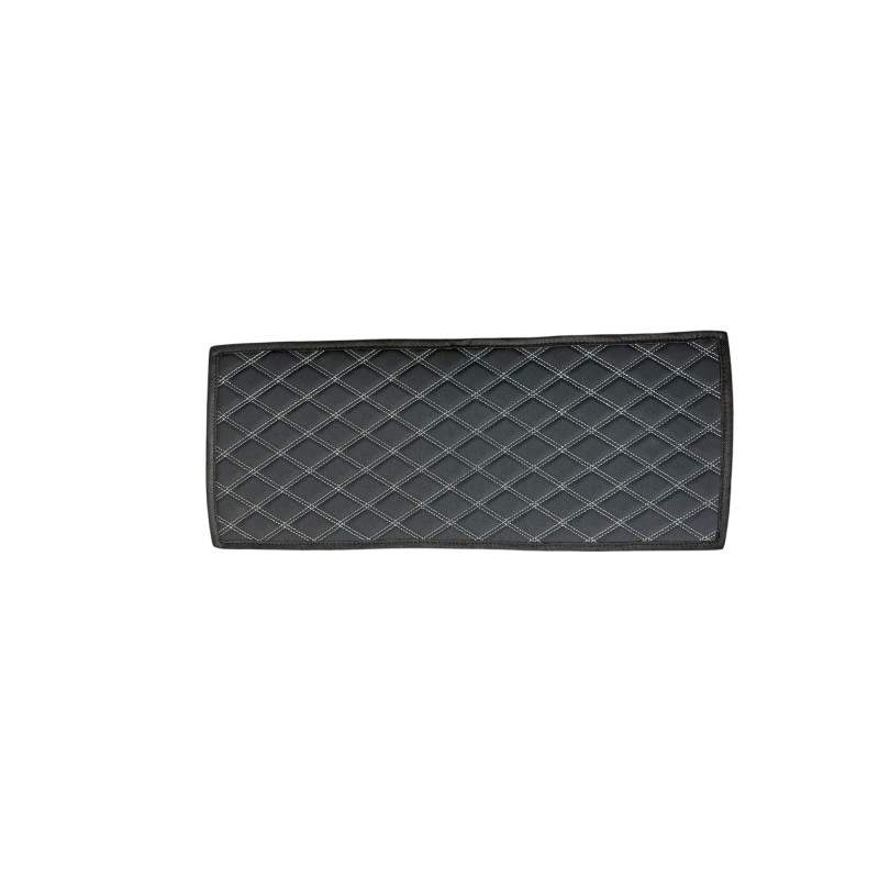 Covoras tunel imitatie piele negru cusatura gri 25x60cm Covoras tunel imitatie piele negru cusatura gri 25x60cm