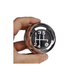Maner schimbator auto din plastic Fiat 500 2012-2018 cu 2 adaptoare pentru 5 si 6 viteze