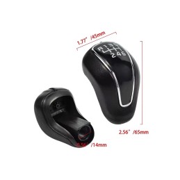 Maner schimbator auto din plastic Hyundai IX25 cu 2 adaptoare pentru 5 si 6 viteze