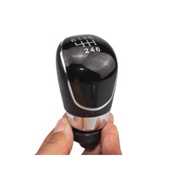 Maner schimbator auto din plastic Ford Focus MK2 2004-2012 cu 2 adaptoare pentru 5 si 6 viteze