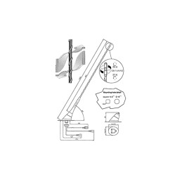 Tija antena auto VEN
