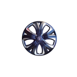 Set 4 capace roti model EVO negru+argintiu 15Inch