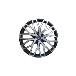 Set 4 capace roti model EVO negru+argintiu 16Inch
