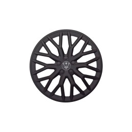 Set 4 capace roti model EVO negru mat 15Inch