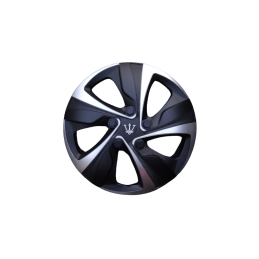 Set 4 capace roti model EVO negru+argintiu 15Inch