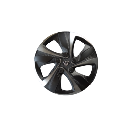 Set 4 capace roti model EVO negru+gri antracit 15Inch